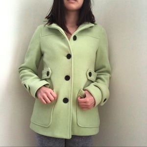 Gap Green Wool Pea Coat